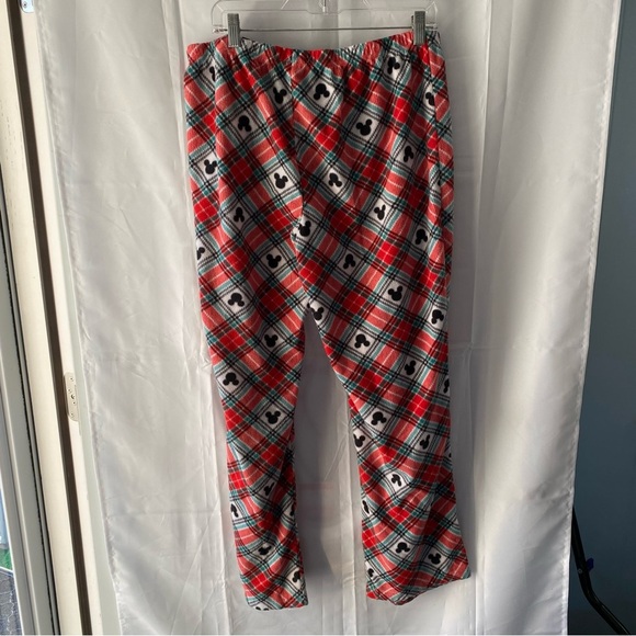 Disney Mickey Mouse pj pants fleece red white and black SZ Large. - Picture 7 of 10